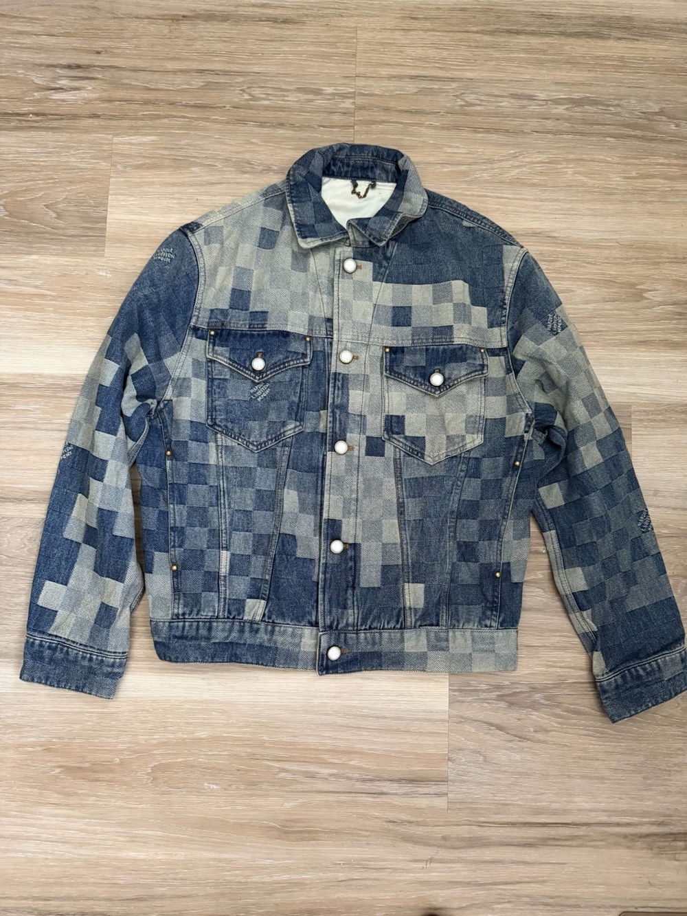 Louis Vuitton Damier Damoflage Classic Denim Jacket